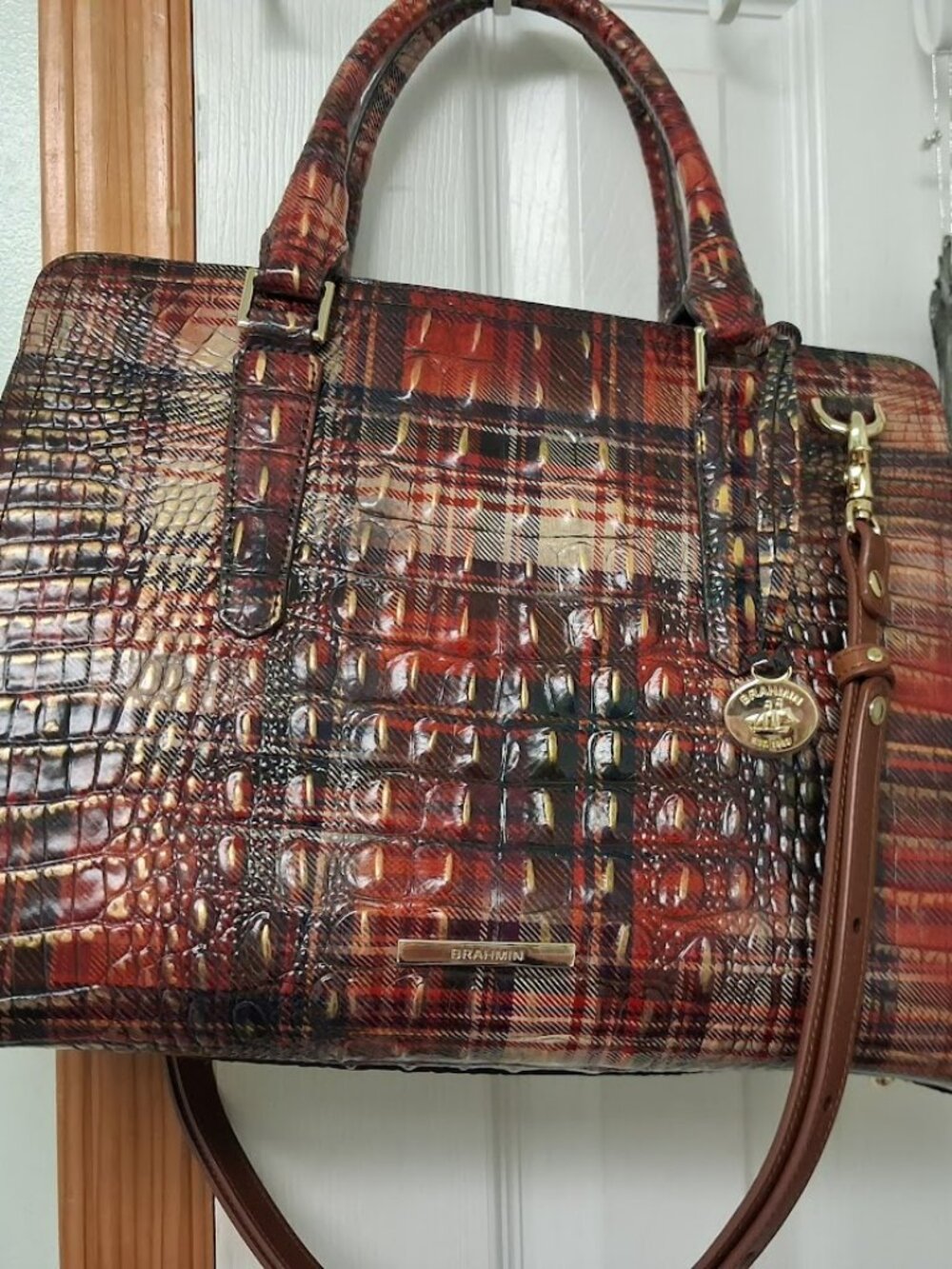 BRAHMIN Finley Satchel Handbag